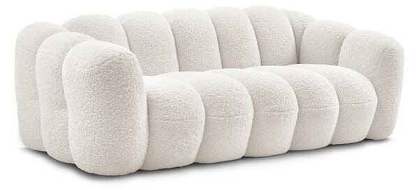 Бял диван от прежда с примки от букле 232 cm Hippolyte – Bobochic Paris