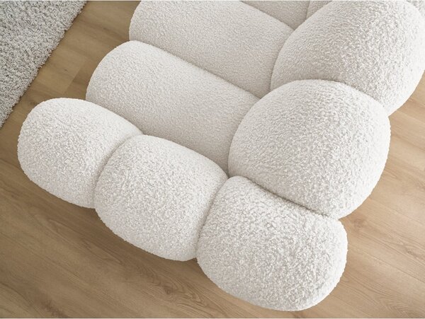 Бял диван от прежда с примки от букле 232 cm Hippolyte – Bobochic Paris
