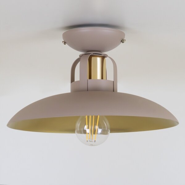 Brilagi - LED Полилей за повърхностен монтаж FLAMENGO 1xE27/60W/230V бежов