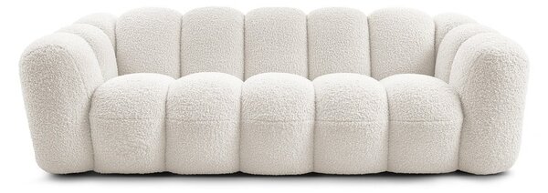 Бял диван от прежда с примки от букле 232 cm Hippolyte – Bobochic Paris
