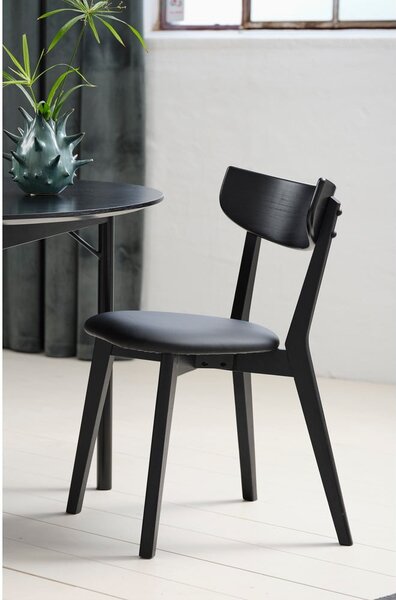 Черни трапезни столове в комплект от 2 бр. Pero – Unique Furniture