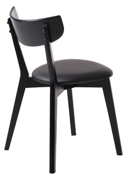 Черни трапезни столове в комплект от 2 бр. Pero – Unique Furniture