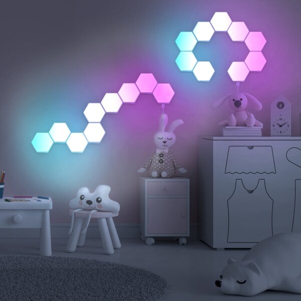 LED RGBW Димируема стенна декоративна лампа MAYA LED/1W/230V + дистанционно управление