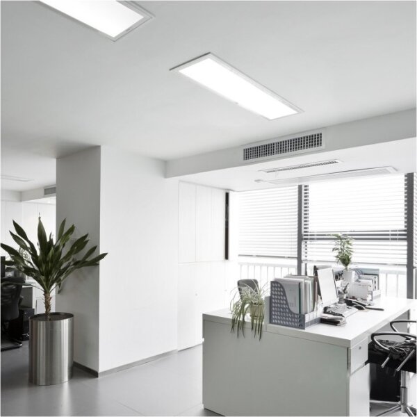 LED Панел за повърхностен монтаж BRISBANE LED/36W/230V 4000K 29,5x119 см бял