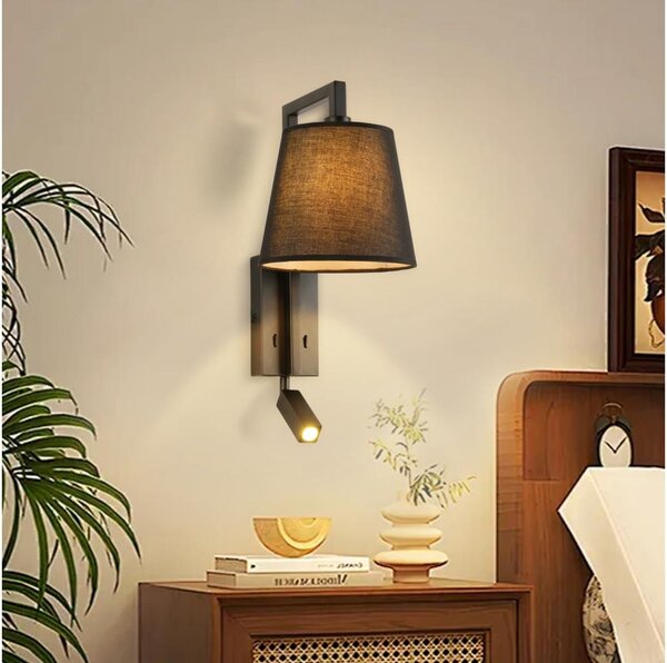 Brilagi - LED Аплик RAYA 1xE14/40W/230V + LED/3W черен