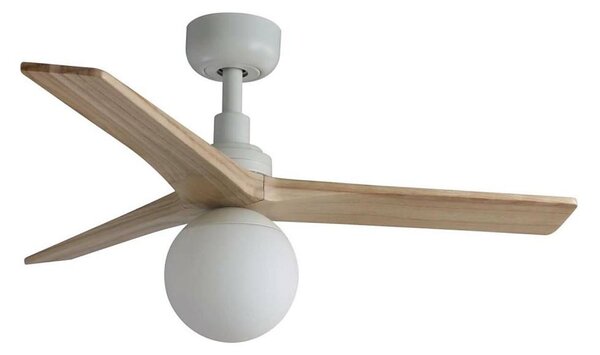 FARO 34281WT-11L-Str. вентилатор KLIMS 1xE27/15W/230V бор/бял пр. 92,5 см WT+DO