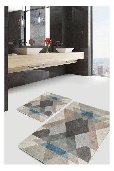 Кадифени килими за баня в комплект от 2 бр. 60x100 cm – Mila Home