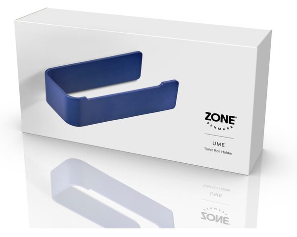 Син стенен метален държач за тоалетна хартия Ume – Zone