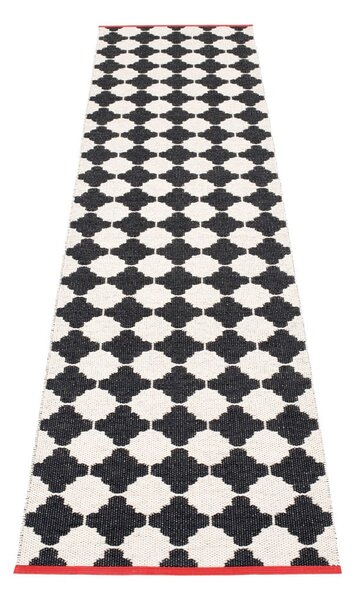 Черно-бяла пътека за открито и закрито 70x300 cm Marre Black Coral – Pappelina