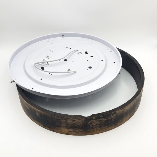 Потолен лампион OAK SMOKY 3xE27/15W/230V Ø47,5 см дъб/тъмнокафяв