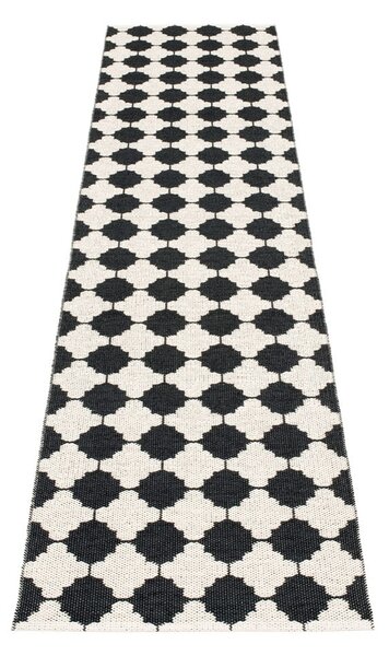 Черно-бяла пътека за открито и закрито 70x300 cm Marre Black Coral – Pappelina