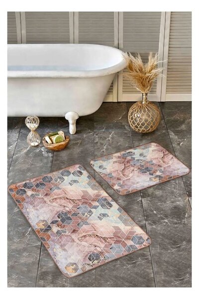Кадифени килими за баня в комплект от 2 бр. 60x100 cm – Mila Home