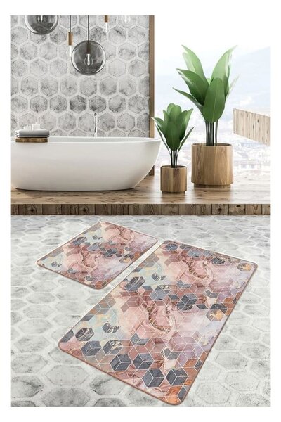 Кадифени килими за баня в комплект от 2 бр. 60x100 cm – Mila Home