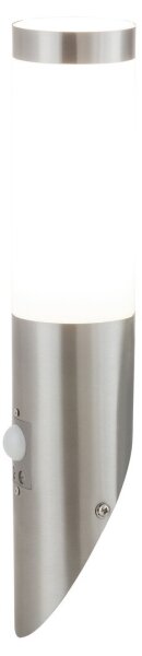 Rabalux 8266 - Екстериорен аплик със сензор INOX TORCH 1xE27/25W/230V IP44