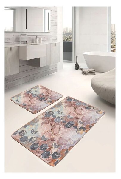 Кадифени килими за баня в комплект от 2 бр. 60x100 cm – Mila Home