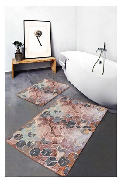 Кадифени килими за баня в комплект от 2 бр. 60x100 cm – Mila Home