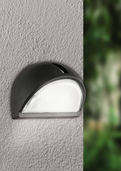 EGLO 89767 - Екстериорна Стенна лампа ONJA 1xE27/60W черна IP44