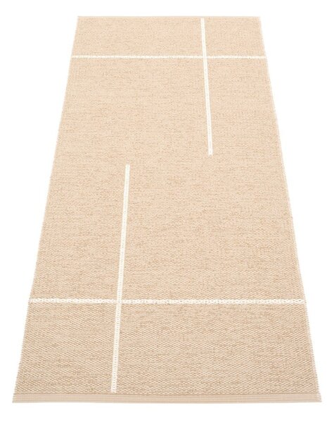 Бежова пътека за открито и закрито 70x180 cm Fred Beige – Pappelina