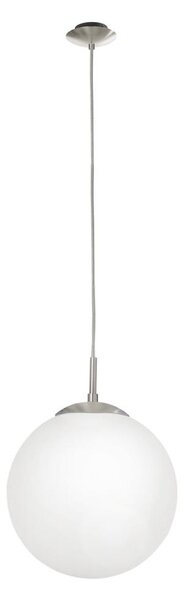 EGLO 85262 - Пендел RONDO 1xE27/60W/230V Ø 25 см бял