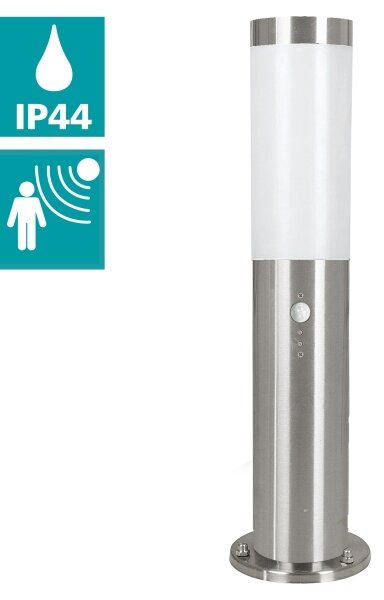 EGLO 83279 - Екстериорна лампа със сензор HELSINKI 1xE27/15W/230V IP44