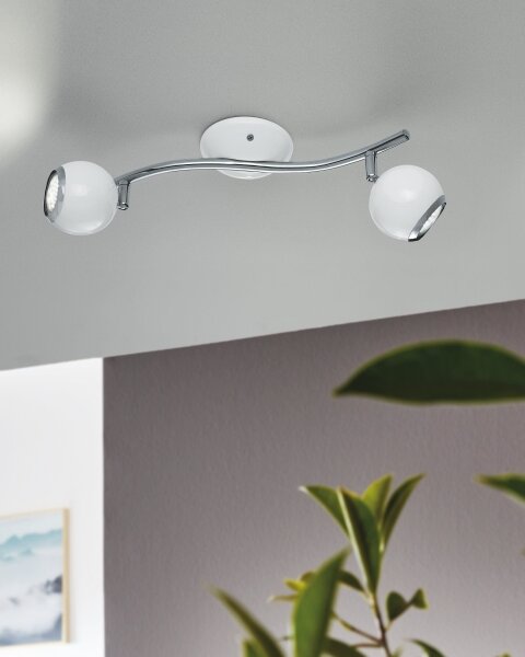 EGLO 31002 - LED Точково осветително тяло BIMEDA 2xGU10/3W LED