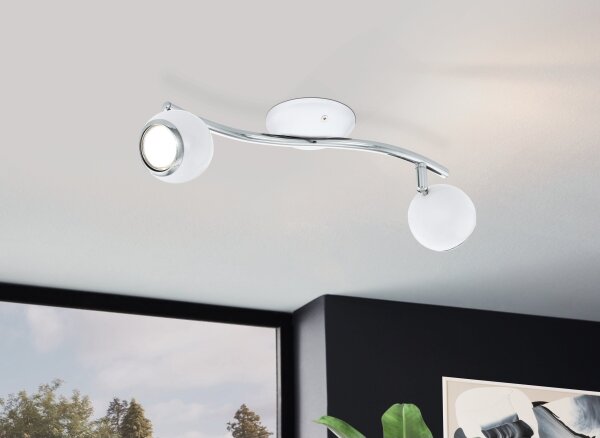 EGLO 31002 - LED Точково осветително тяло BIMEDA 2xGU10/3W LED