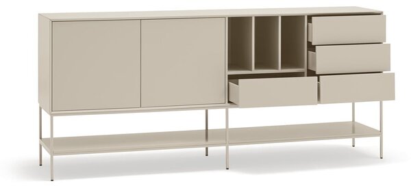 Кремав скрин 220x98x45 cm Platt – Teulat
