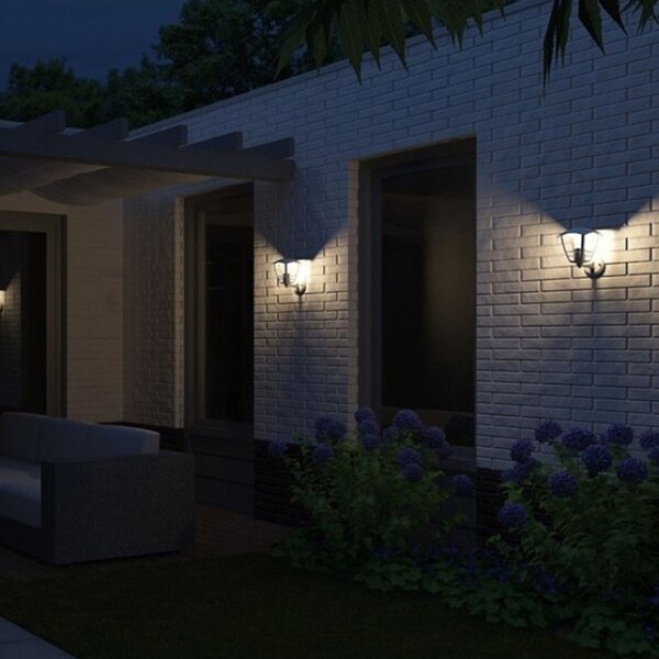 Philips 15380/31/16 - Екстериорна Стенна лампа MYGARDEN CREEK E27/60W/230V IP44