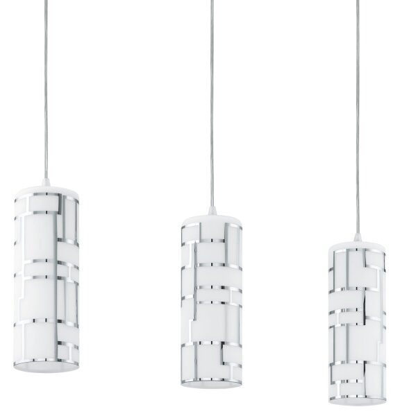 Eglo 92563 - Пендел BAYMAN 3xE27/60W/230V