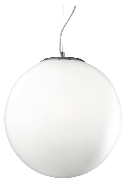 Ideal Lux - Полилей на кабел MAPA 1xE27/42W/230V Ø 40 см бял