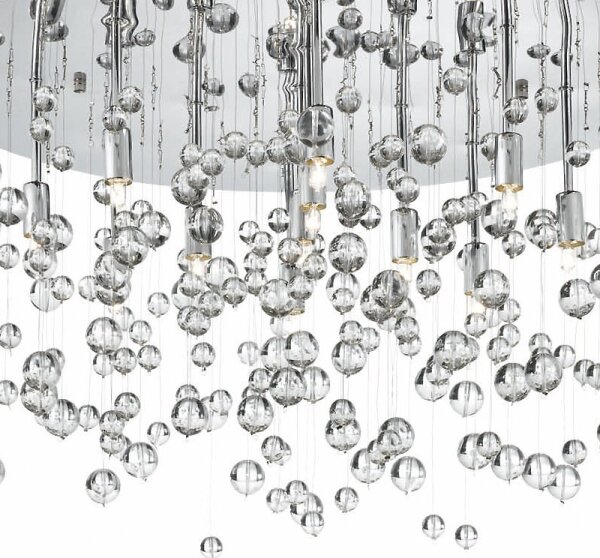Ideal Lux - LED Плафониера NEVE 8xG9/3W/230V Ø 40,5 см хром