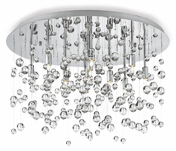 Ideal Lux - LED Плафониера NEVE 8xG9/3W/230V Ø 40,5 см хром