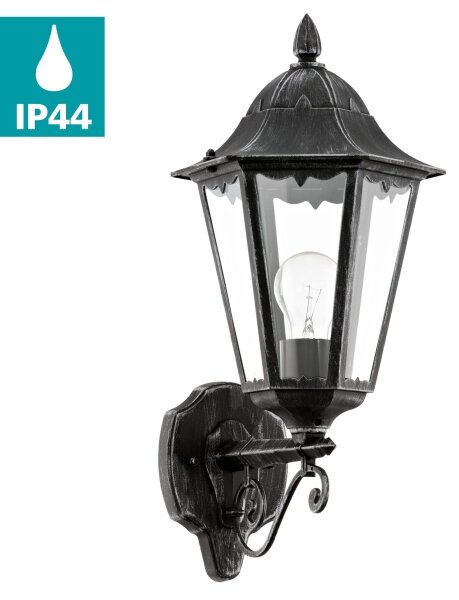Eglo 93457 - Външно стенна лампа NAVEDO 1xE27/60W/230V IP44