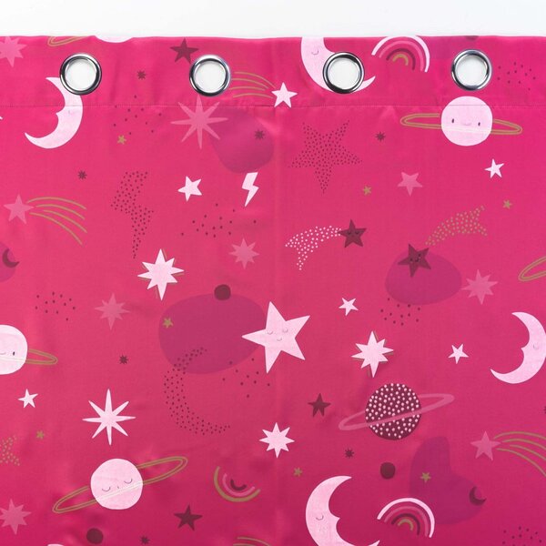 Розова детска завеса затъмняваща 140x260 cm Moonlight – douceur d'intérieur