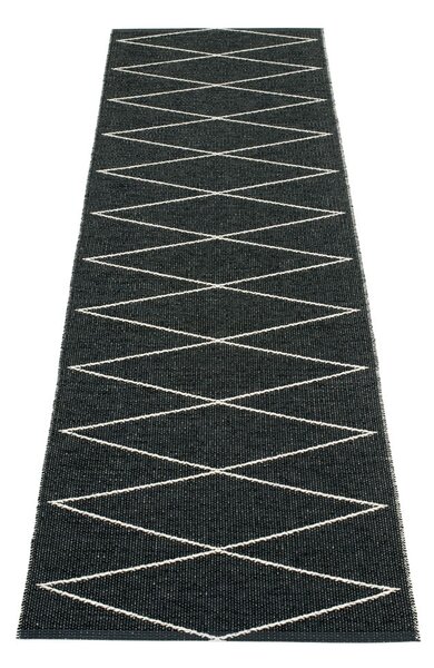 Черна пътека за открито и закрито 70x240 cm Max Black – Pappelina