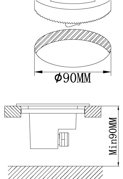 Eglo 93482 - Екстериорна LED лампа за алея LAMEDO LED/2,5W/230V IP65