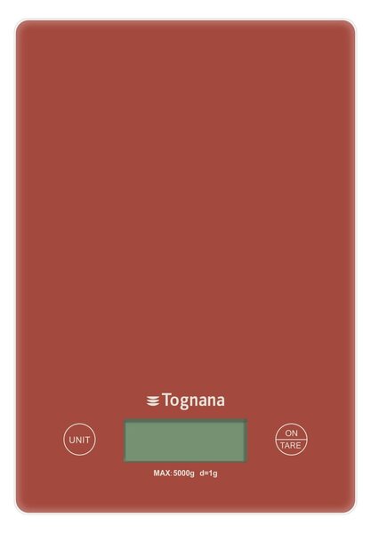 Кухненска везна TOGNANA PICC.ELETT IRIDEA Rosso, 5 кг