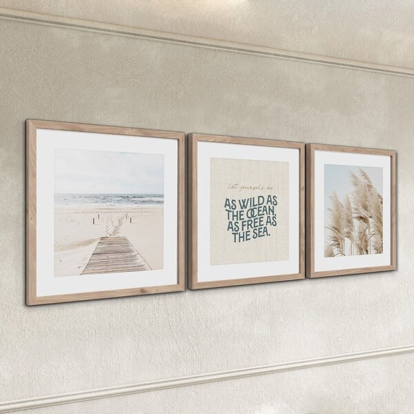 Картини в комплект от 3 бр. 30x40 cm Seaside – Styler