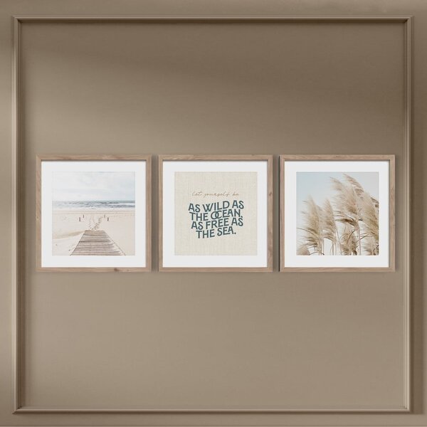 Картини в комплект от 3 бр. 30x40 cm Seaside – Styler