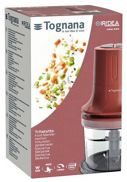Електрически чопър TOGNANA PICC.ELETT IRIDEA Rosso, 0.5 л, 400 W