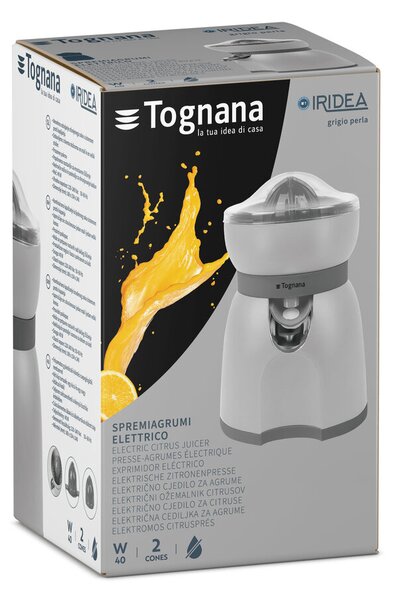 Електрическа цитрус преса TOGNANA PICC.ELETT IRIDEA Grigio Perla, 40 W