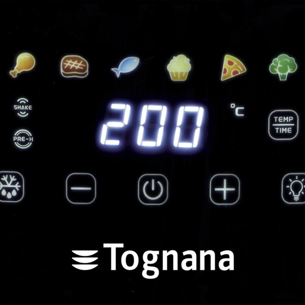Еър фрайър с дисплей TOGNANA PICC.ELETT IRIDEA C.Zucchero, 8 л