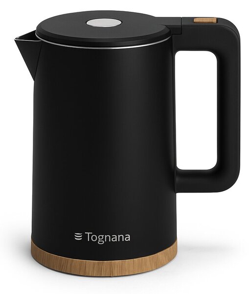 Електрическа кана TOGNANA PICC.ELETT IRIDEA Black & Wood, 1.7 л, 2200 W