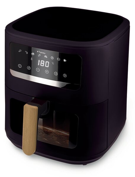 Еър фрайър TOGNANA PICC.ELETT IRIDEA Black & Wood, 8 л