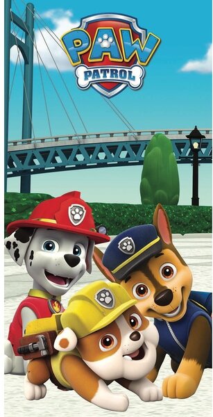 Памучна детска кърпа 70x140 cm Paw Patrol – Jerry Fabrics