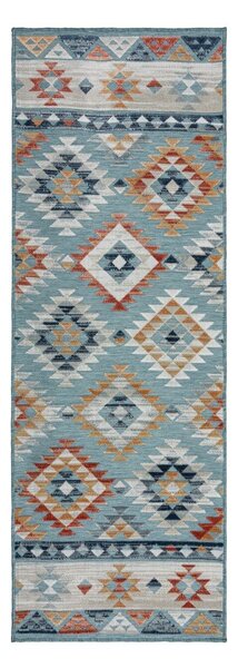 Синя външна пътека 80x230 cm Avery Blue – Flair Rugs