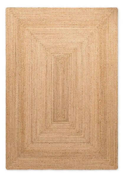 Двустранен/ръчно изработен ютен килим в естествен цвят 120x180 cm Juno – Hanse Home