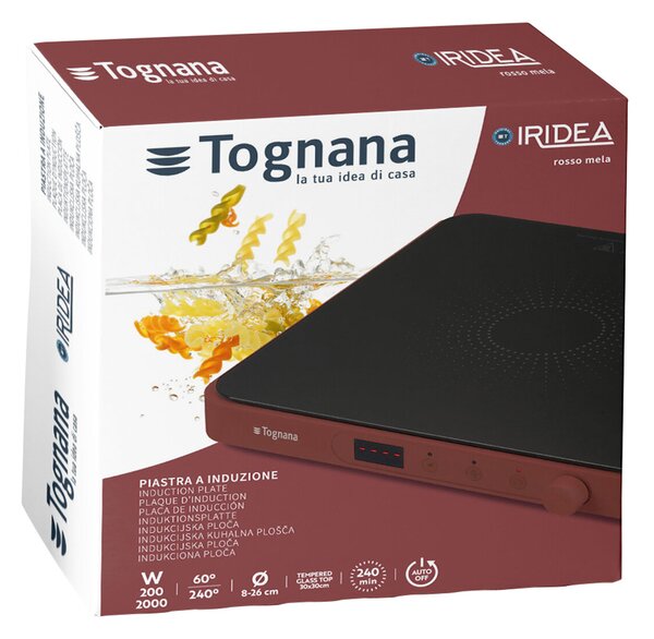 Индукционен плот TOGNANA PICC.ELETT IRIDEA Rosso, 200-2000 W