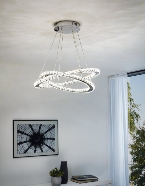 Eglo 31667 - LED Висяща лампа VARRAZO LED/29,6W/230V
