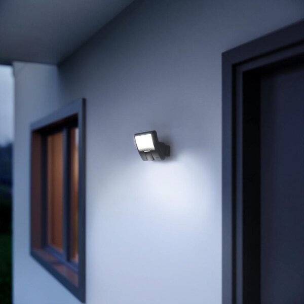 Steinel 012076 - LED външно осветително тяло със сензор XLED curved LED/10,5W/230V IP44